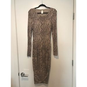 Malene Birger Dress Print Snake mid length Scandinavian Danish Design